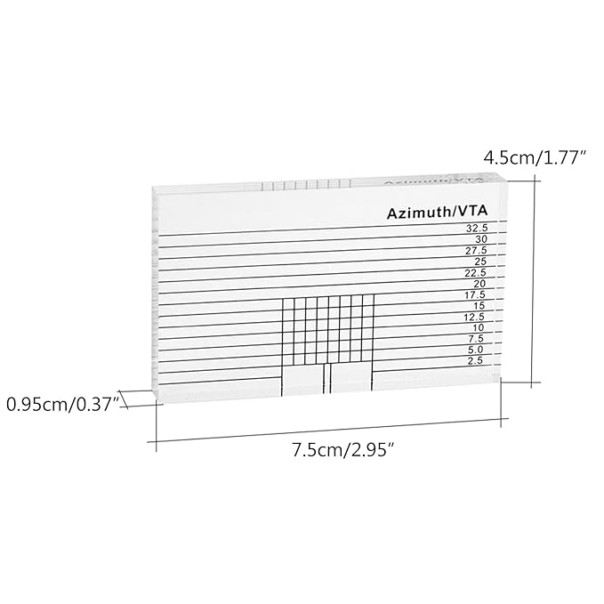 Goka - Phono Tonearm Cartridge VTA/Azimuth Ruler - GK-R36B