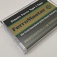 NAC - FerroMaster C256 Audio Cassette 60mins Type I - C256-C060PB NAC - FerroMaster C256 Audio Cassette 60mins Type I - C256-C060PB