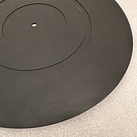 Turntable Platter LP - Rubber Mat - Black - TP-RMB Turntable Platter LP - Rubber Mat - Black - TP-RMB