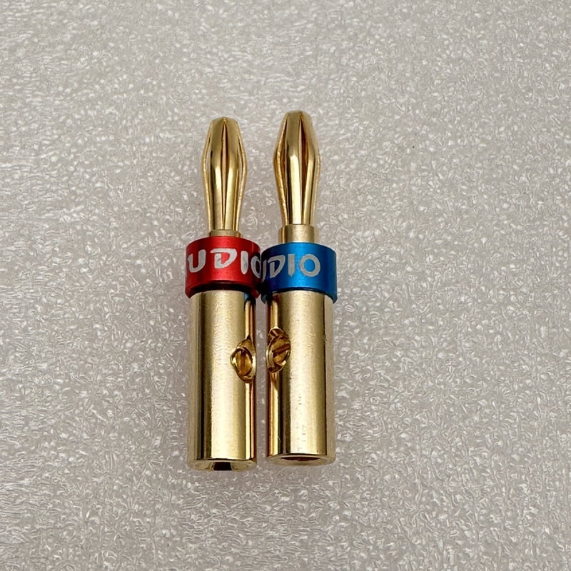 Banana Plug Gold Plated - Blue & Red Pair - BP-GBR-P Banana Plug Gold Plated - Blue & Red Pair - BP-GBR-P