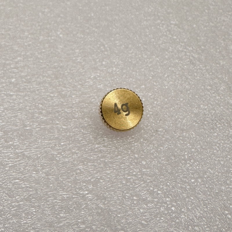Headshell Weight for Vinyl Record Player - 4 Grams - Gold - HSW4G-G Headshell Weight for Vinyl Record Player - 4 Grams - Gold - HSW4G-G