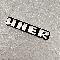 Replacement Metal Logo for Uher - ML-UHER-01