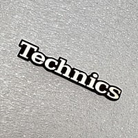 Replacement Metal Logo for Technics - ML-TCNS-01 Replacement Metal Logo for Technics - ML-TCNS-01