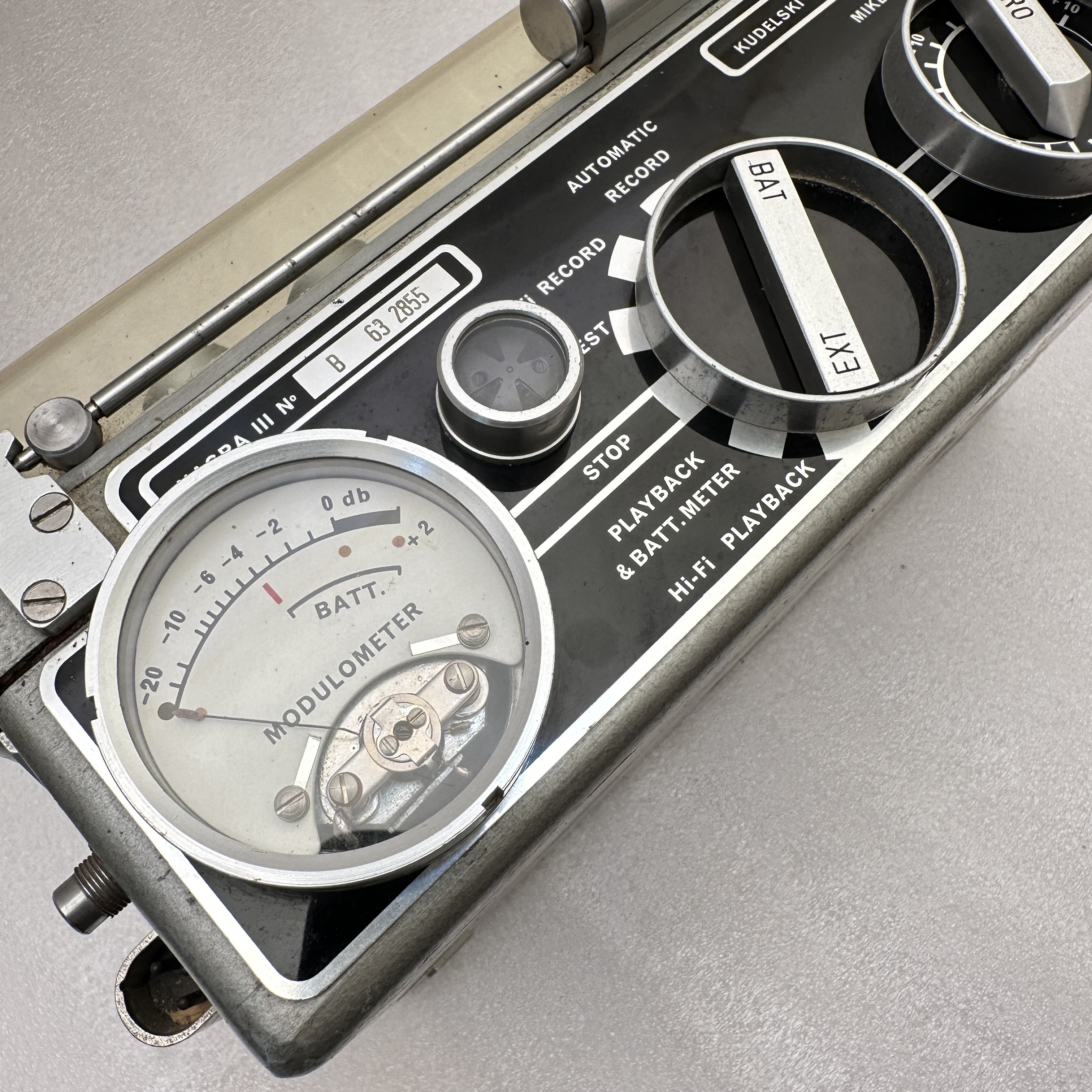 Enregistreur Nagra III Vintage - Bande Magnétique - Pour Pièces - Non Testé