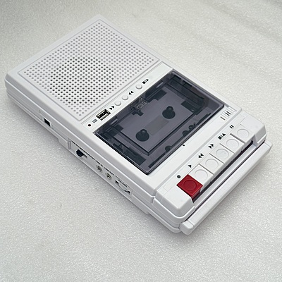 VAC - Retro Stereo Cassette Player Walkman with Bluetooth & USB Playback - RCP-BU-WT