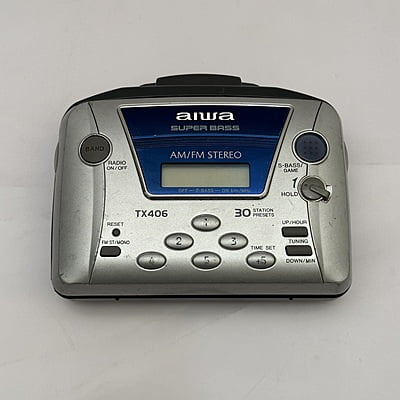 AIWA - Super Bass Stereo Cassette Player - Walkman - HS-TX406