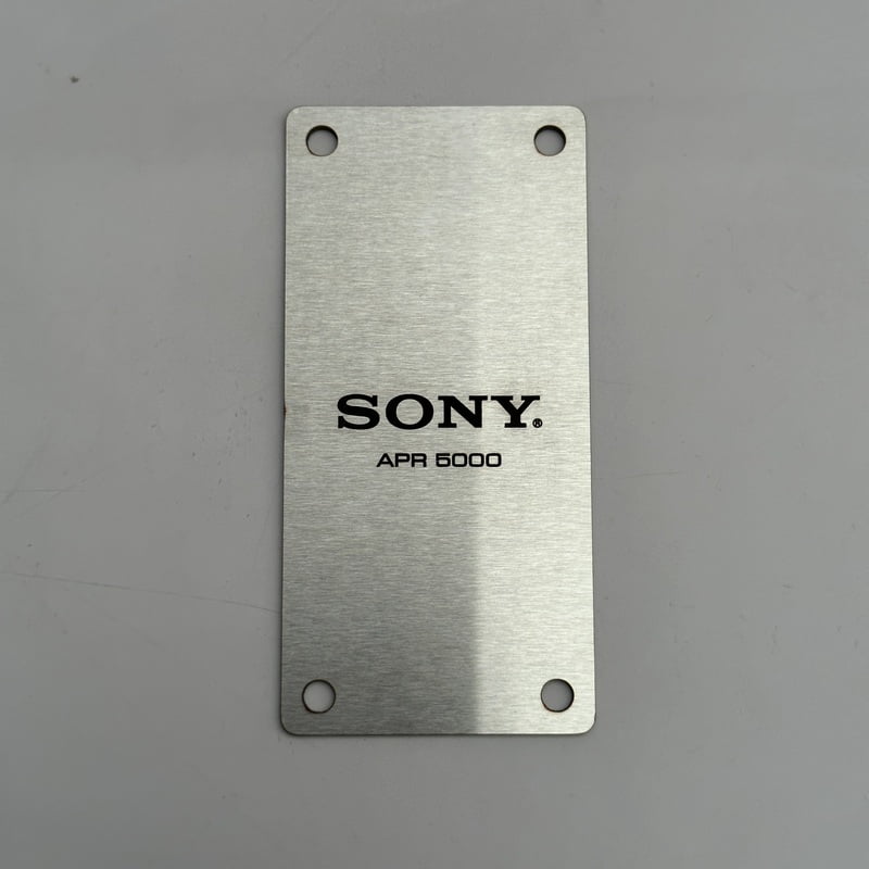 VAC - Custom Build Nameplate for Sony APR 5000 - NP-APR5K