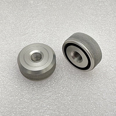 VAC - Reel Holding Thumb Nut for Nagra Portable Tape Recorders - Silver - NG-RHTN-SL