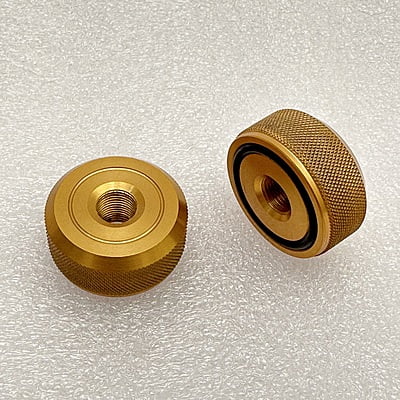 VAC - Reel Holding Thumb Nut for Nagra Portable Tape Recorders - Gold - NG-RHTN-GL