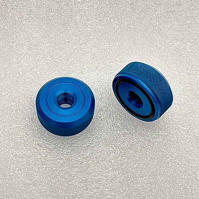 VAC - Reel Holding Thumb Nut for Nagra Portable Tape Recorders - Blue - NG-RHTN-BL