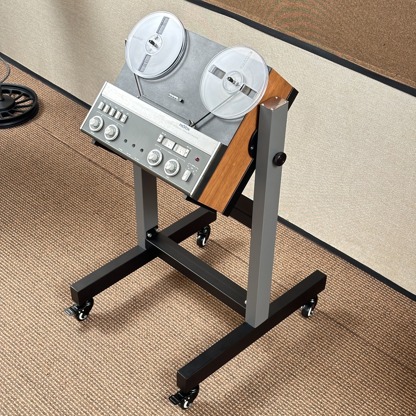 VAC - Revox A 77 Tape Recorder - Custom Made Trolley - RVX-A77