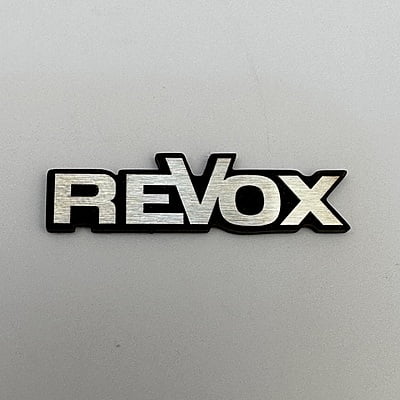 Replacement Metal Logo for Revox - ML-RVX-01
