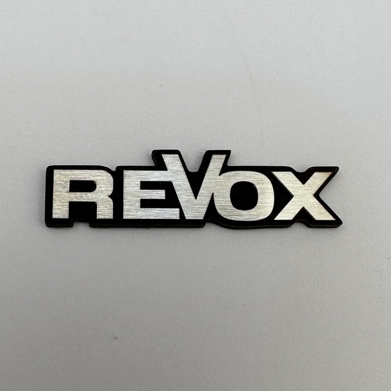 Replacement Metal Logo for Revox - ML-RVX-01