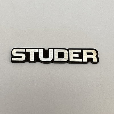 Replacement Metal Logo for STUDER - ML-SDR-01
