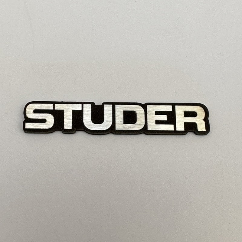 Replacement Metal Logo for STUDER - ML-SDR-01