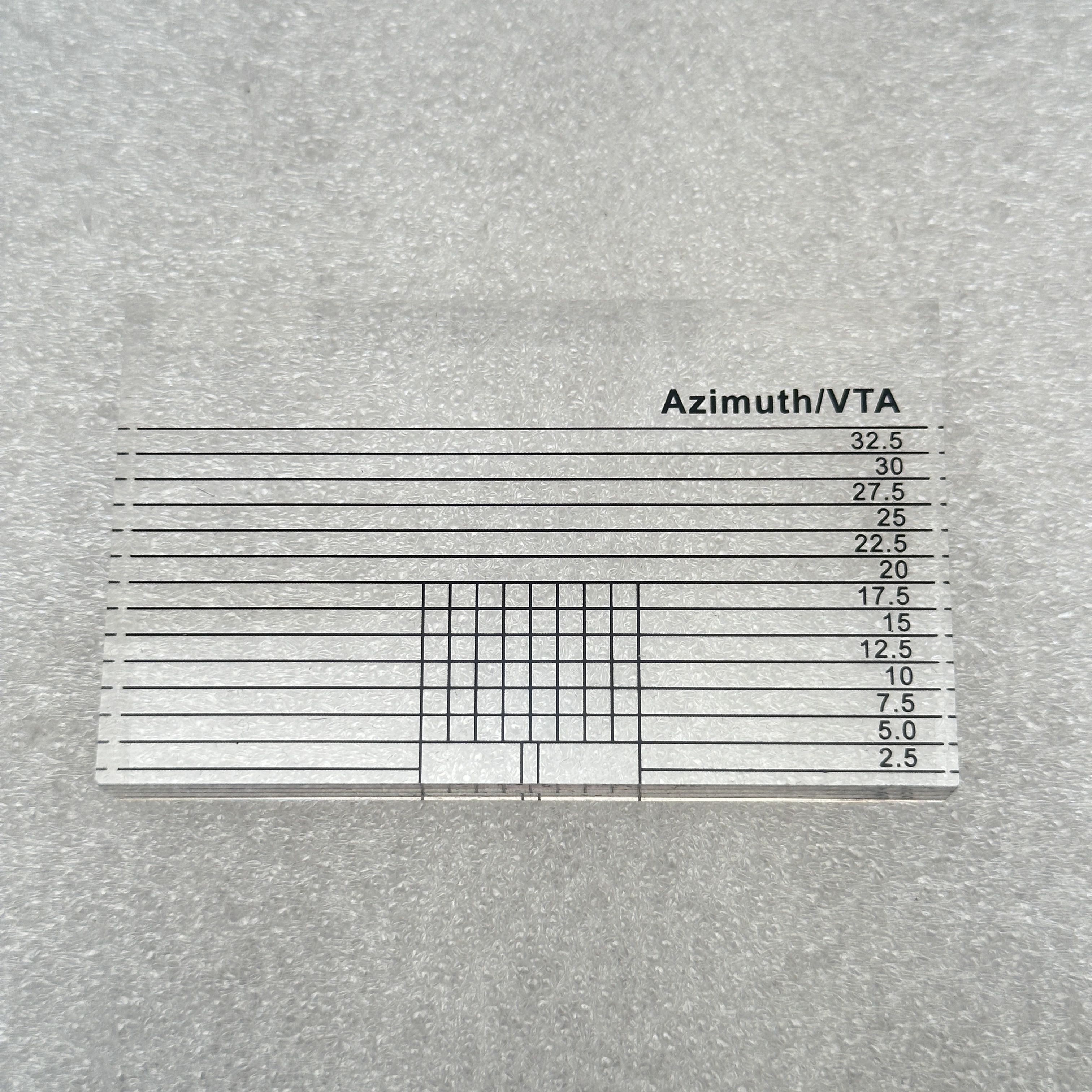 Goka - Phono Tonearm Cartridge VTA/Azimuth Ruler - GK-R36B