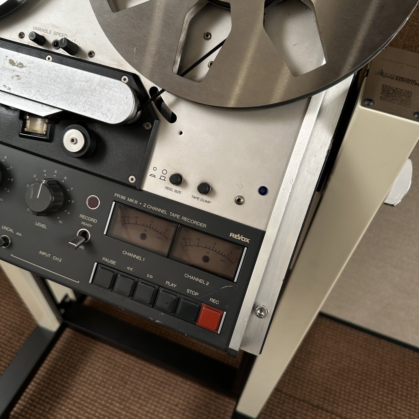VAC Revox PR 99 Tape Recorder Trolley RV PR99 VAC Revox PR 99 Tape Recorder Trolley RV PR99