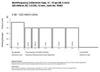 RTR Multifrequency Calibration Tape - ¼″, 15 ips (38.1 cm/s), 320 nWb/m, IEC 1 (CCIR) - 76403