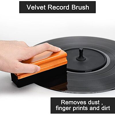 VAC - Vinyl Record Cleaning Velvet Brush- VRC-VB